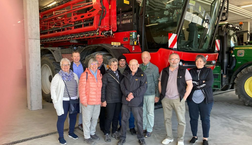 Milchhändler auf Betriebsbesuch in Oberriet
