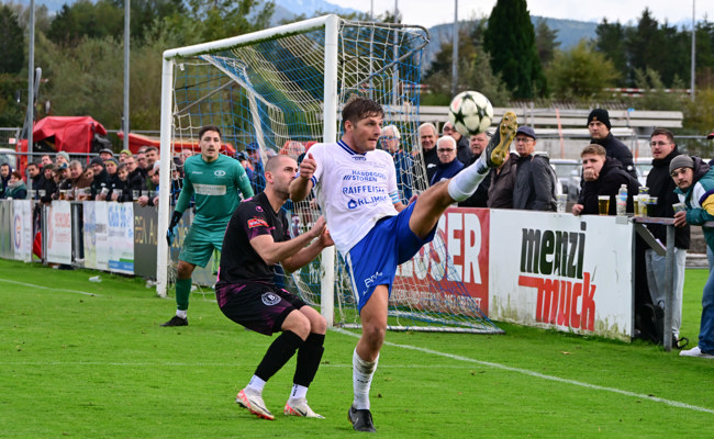 Bastian-Geisser-Freistoss brach den Bann: Rüthi gewinnt gegen Tabellenschlusslicht Schaan 2:0