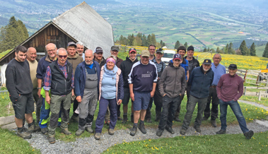 Ortsgemeinde führte «Gmoawerk» auf dem Schwamm durch