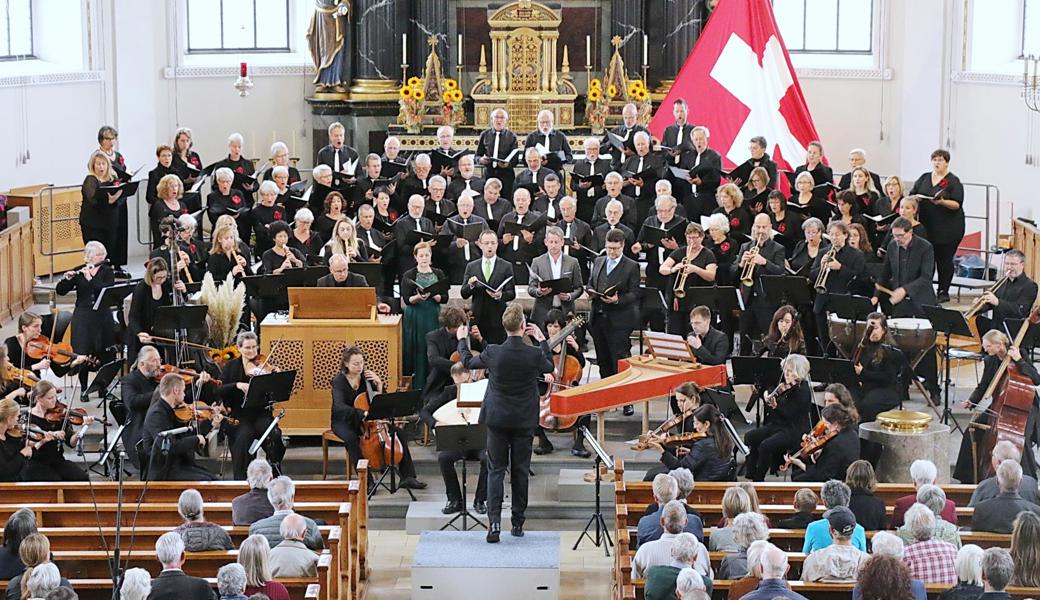 Eine Klangfülle mit dem Rheintaler Bach-Chor und dem Concerto Stella Matutina zeichnete das Bettagskonzert aus.