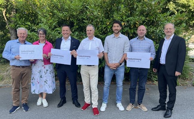 Neuer Themenwanderweg: Rheintal soll als wichtiger Industriestandort erkannt werden