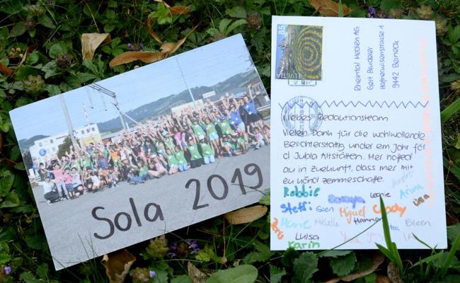 Sola-Post an die Redaktion