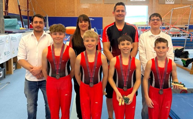 Die Rheintaler Turner zeigten sich am Thurgauer Kunstturn Cup