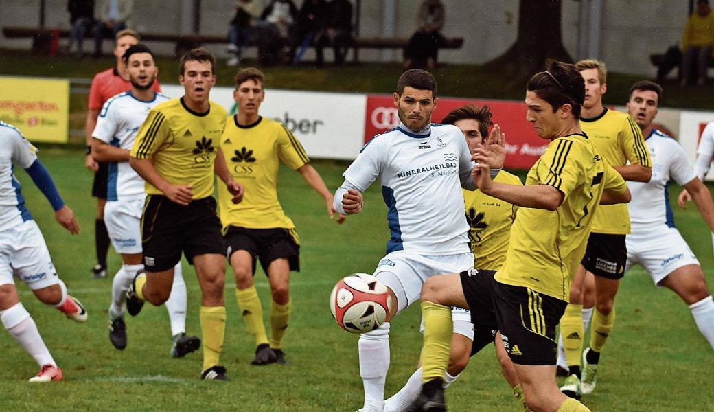 In der ersten Hälfte hatte St. Margrethen viele guten Szenen im Strafraum des FC Linth 04 II.