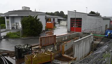Trotz Bauarbeiten in Betrieb