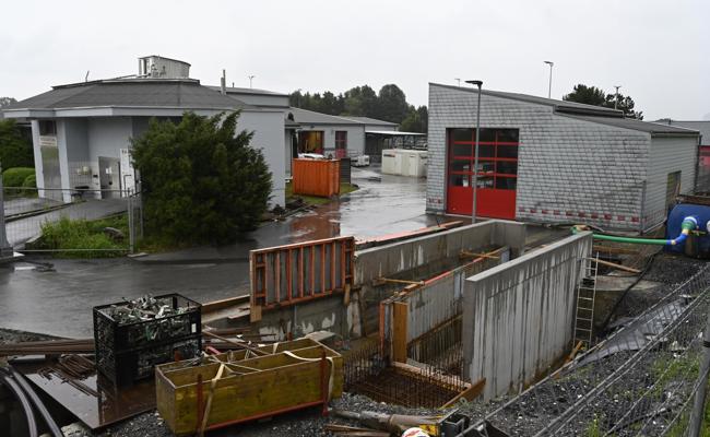 Trotz Bauarbeiten in Betrieb