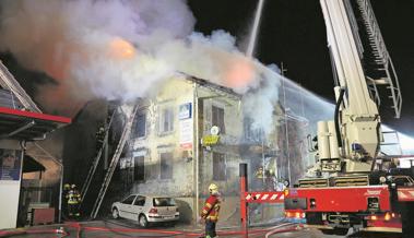 Die Oberrieter «Sonne» ist abgebrannt