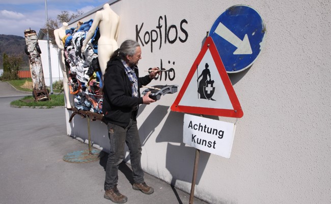 Der «Schrottbuur» zieht um: Neuer Standort für Silvan Köppels Kunst