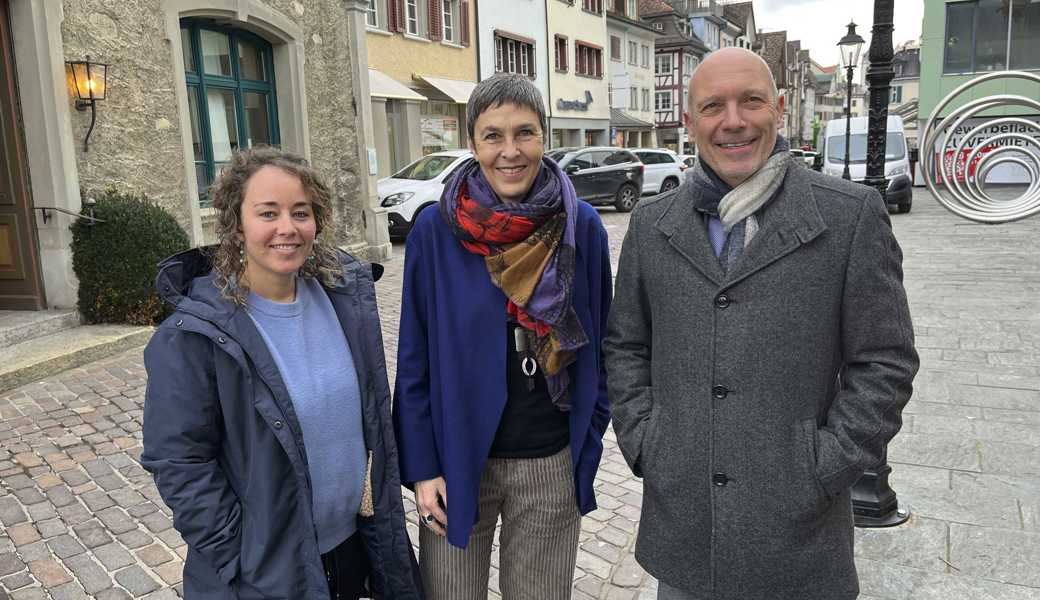 Karin Hasler, Barbara Gysi und Remo Maurer (von links) äusserten sich in Altstätten zu einer ganzen Reihe regionaler Themen.   