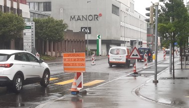 Heerbrugger Zentrum wird in der Nacht auf Donnerstag wegen Belagsarbeiten gesperrt