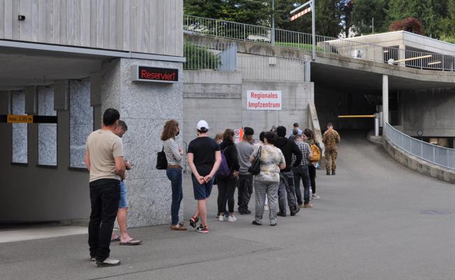 Walk-in-Impfen am Montag in Rüthi