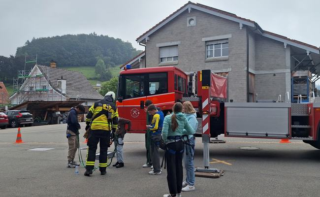 Berufserkundungstag des Vereins Appenzellerland über dem Bodensee