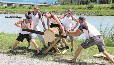Kräftemessen am  Rhii-Fäscht