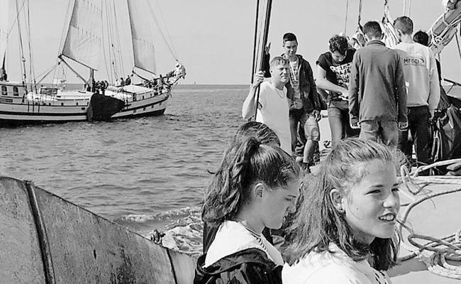 Guter Wind und gute Stimmung beim Segeltörn in Holland