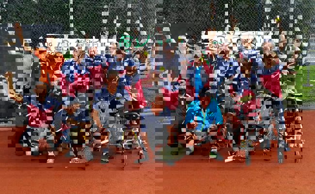 Tennistraining des PluSport Rheintal mit dem TC Oberriet