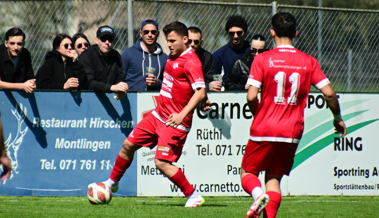 Der FC Montlingen siegt in Buchs 4:0: Volkan Akyildiz Dreifach-Torschütze