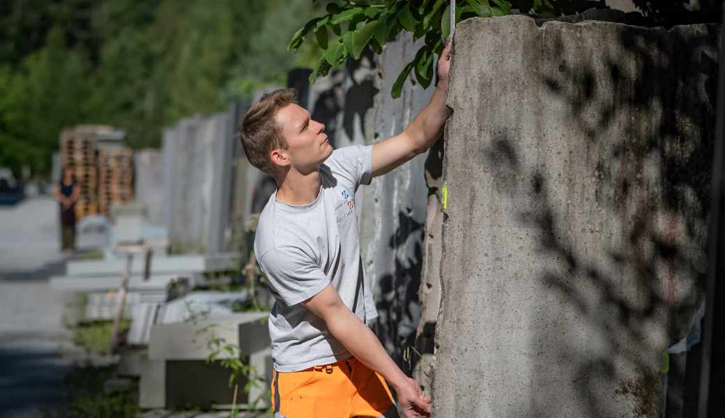 Steinmetz Tobias Hörler nimmt an Euro Skills teil: «Mein Ziel ist ganz klar Gold»