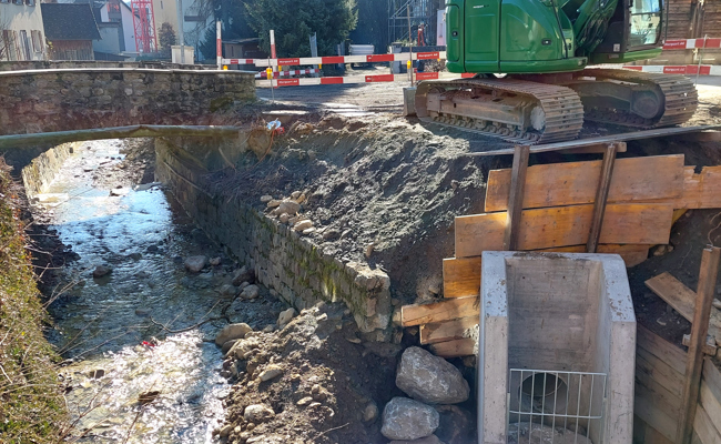 Bauarbeiten am Brendenbach um mehrere Monate verzögert