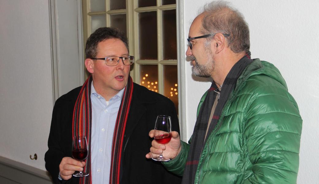 Kantonsrat Michael Schöbi und Unternehmer Werner Strub.