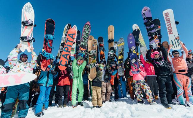 Grosse Boards am grossen Berg