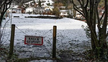 Aus Spielwiese wird ein Hartplatz