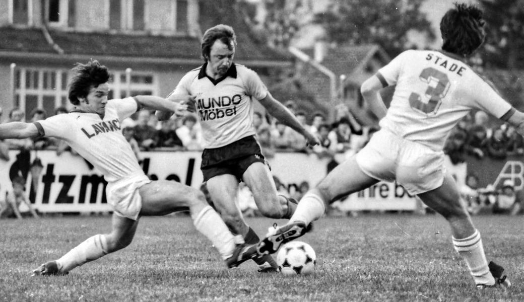 Altstättens einstiger Topskorer Theo Stieger erzielte in den Aufstiegsspielen gegen Stade Lausanne drei der vier FCA-Tore. Altstättens einstiger Topskorer Theo Stieger erzielte in den Aufstiegsspielen gegen Stade Lausanne drei der vier FCA-Tore.