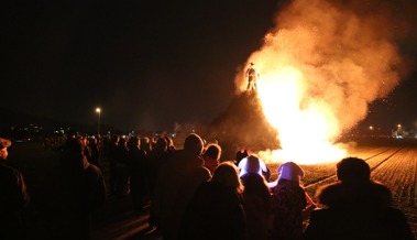 Das Feuer für die Tradition brennt beim Funken im doppelten Sinn