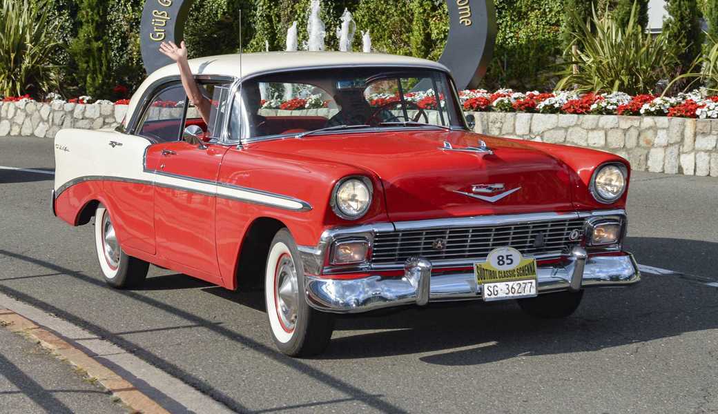 Der in Berneck lebende OK-Co-Präsident nimmt mit einem Chevrolet Belair an der Rundfahrt teil.