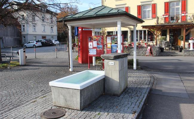 Alte Brunnen falsch beschichtet