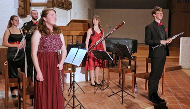 Junges Bläserquintett spielt Opernklänge aus «Zauberflöte» und «Carmen»