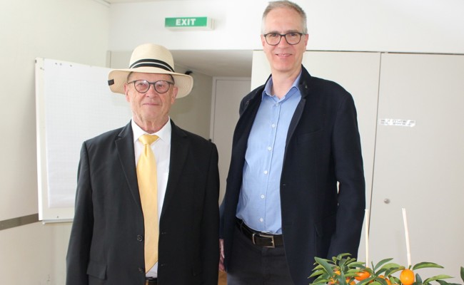 Martin Frei wird Ehrenpräsident des Bauordens Schweiz, Marcel Anrig neu an der Vereinsspitze