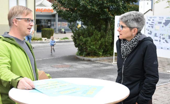Neuen Dorfplatz vorgestellt