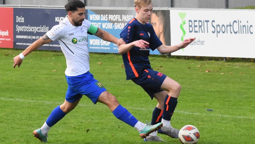 Staad (mit Quentin Weber, rechts) und St. Margrethen (Patrik Kanzelberger) kämpfen um den Ligaerhalt. Staad (mit Quentin Weber, rechts) und St. Margrethen (Patrik Kanzelberger) kämpfen um den Ligaerhalt.