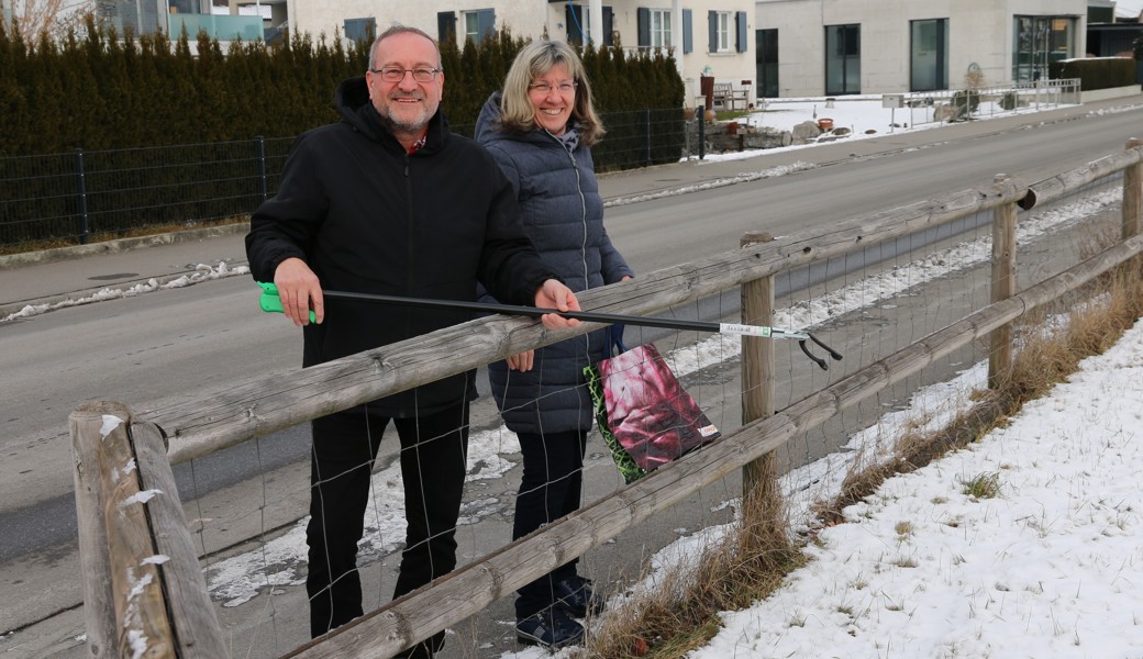Vom Spaziergang zur Mission: Widnauer Ehepaar gegen Littering