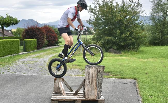 Nando Sieber ist in der Trial-Familie zu Hause