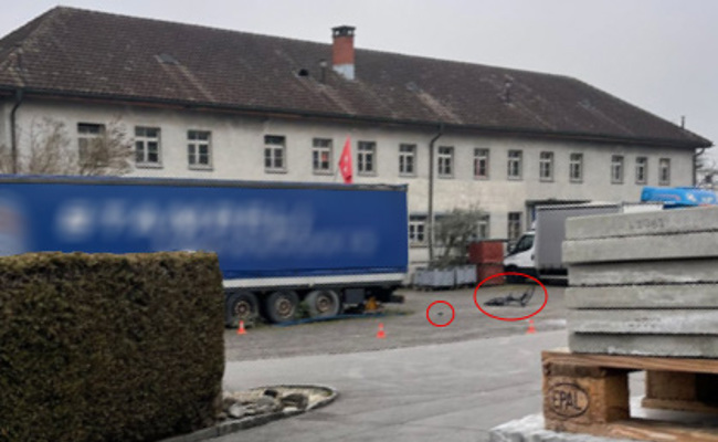 Wo die Leiche gefunden wurde, lagen auch ein Velo und ein Schuh herum