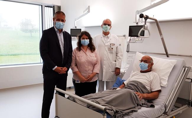 Patientenzügeln im Spital Grabs