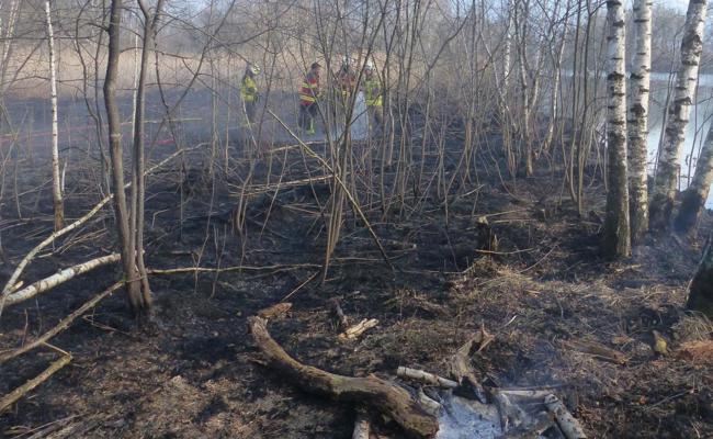 Feuerstelle ausser Kontrolle