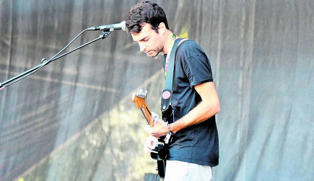 Der Oberrieter Damian Loher von der Band Too Mad.