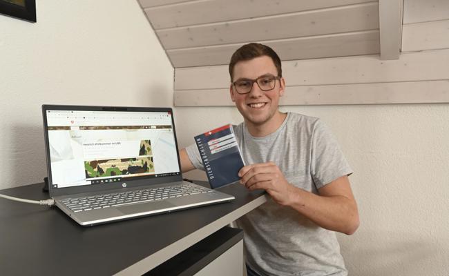 Einloggen statt einrücken