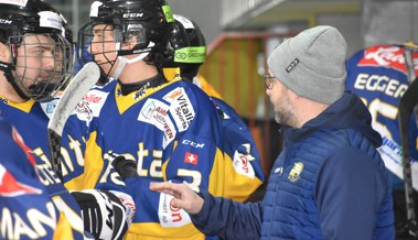 In Sion: Dernière für Sascha Moser an der Bande des SC Rheintal