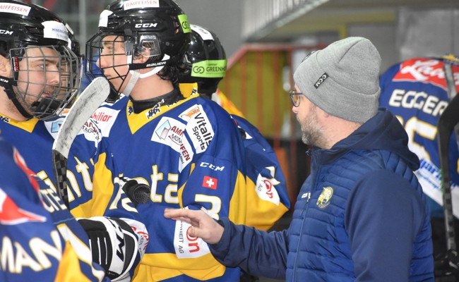 In Sion: Dernière für Sascha Moser an der Bande des SC Rheintal