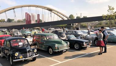 Historische Verkehrsschau auf  dem Rheinpark-Areal