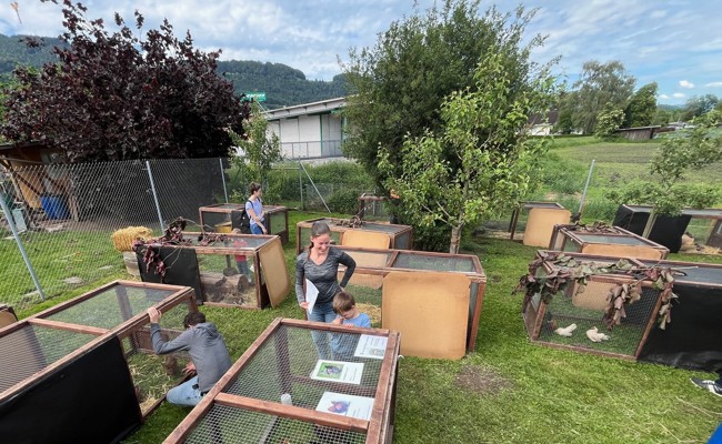 Kinder und ihre Eltern hatten Spass am Ornithologenquiz