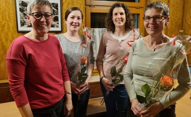 Drei neue Mitglieder an der Jubiläums-HV aufgenommen