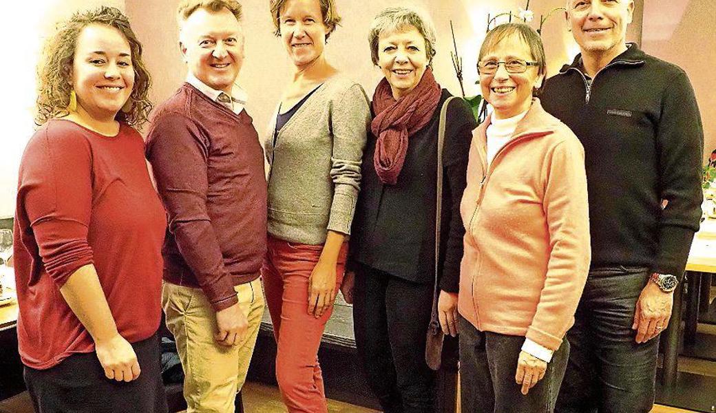 Vorstand SP-Kreispartei Rheintal (v. l.): Karin Hasler (Präsidentin), Jean-Pierre Chéreau, Eva Graf, Katharina Linsi, Ursi Sieber, Remo Maurer.
