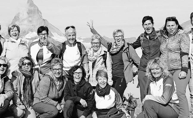Fitness-Frauen in Zermatt