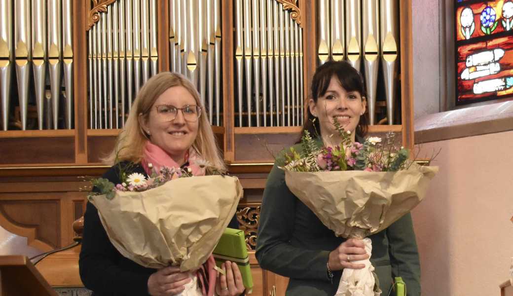 Sie wurden in die Kirchenvorsteherschaft gewählt (v. l.): Alexandra Marcon und Sandra Spitz.