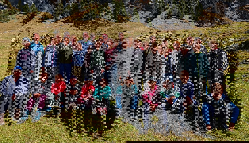 Auf der Wanderung genossen die Nachwuchsformationen von Oberriet das schöne Wetter. Auf der Wanderung genossen die Nachwuchsformationen von Oberriet das schöne Wetter.