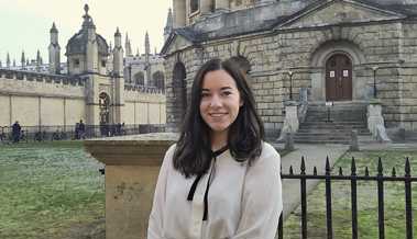 Eine Rheintalerin studiert in Oxford und hat ein grosses Ziel